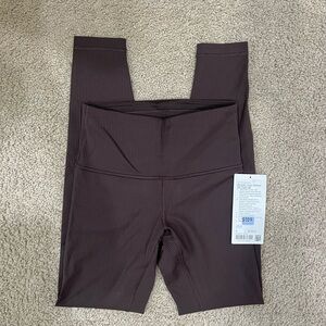 lululemon wunder train ribbed hr tight 28”